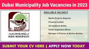 Dubai Municipality Jobs | Government Jobs in Dubai