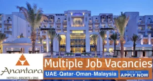 Anantara Careers Abu Dhabi Offering Vacancies